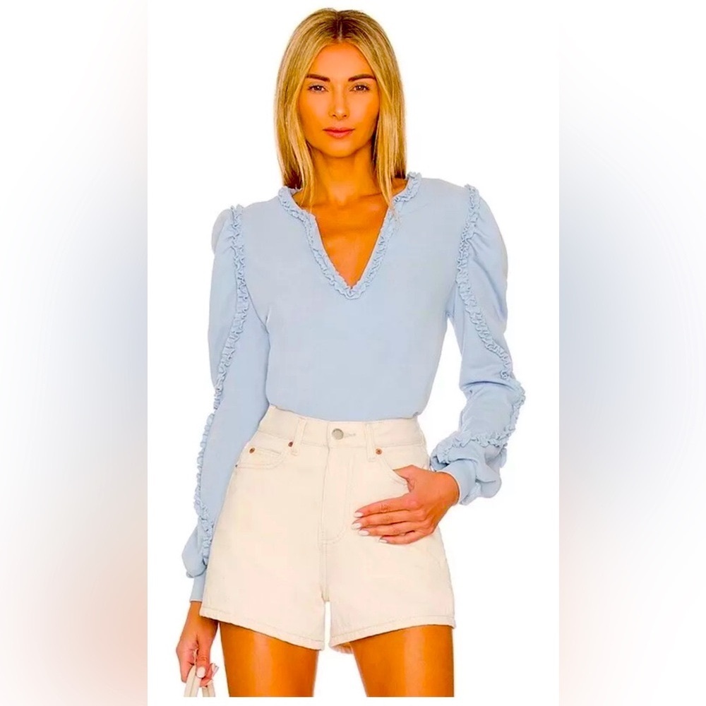Generation Love Evelyn Sweatshirt NWT Size Smalll blue